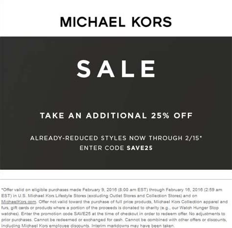 michael kors online coupon code|Michael Kors extra discount code.